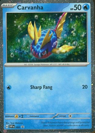Carvanha (SVP-093) (Holofoil)