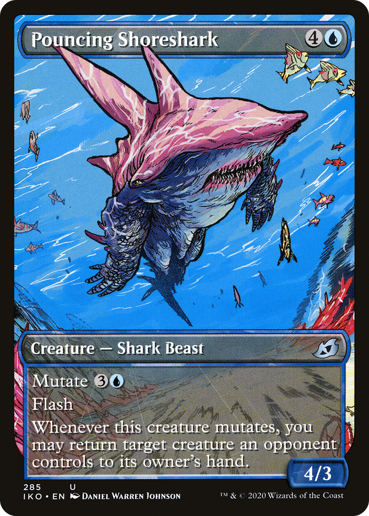 Pouncing Shoreshark (IKO-285) (Showcase) (Foil)