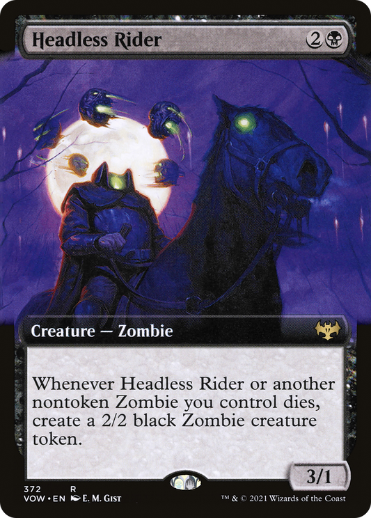 Headless Rider (VOW-372) (Extended Art) (Foil)