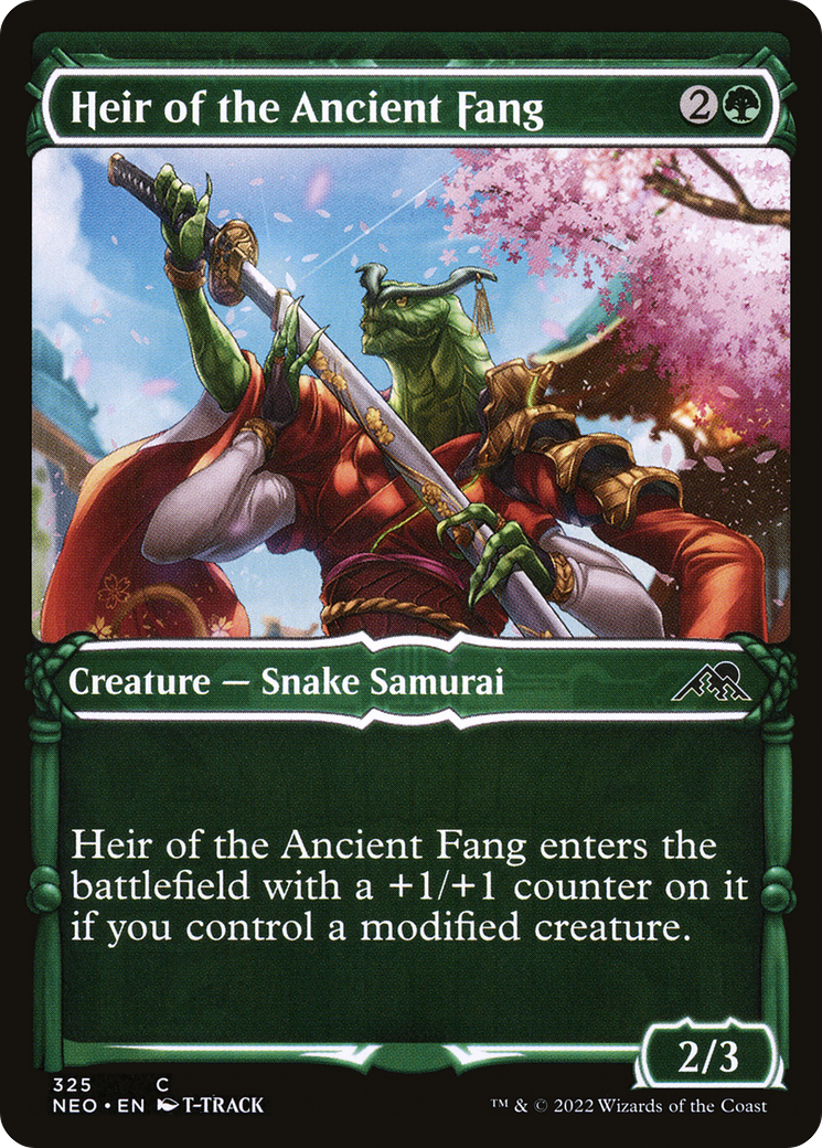 Heir of the Ancient Fang (NEO-325) (Showcase) (Foil)