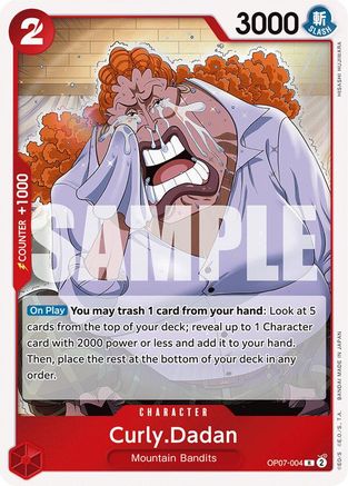 Curly.Dadan (OP07-004) (Foil)