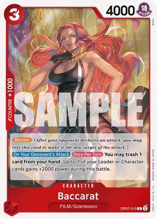 Baccarat (OP07-010) (Foil)