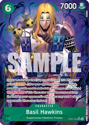 Basil Hawkins (Parallel) (OP07-029) (Foil)