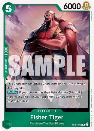Fisher Tiger (OP07-032) (Foil)