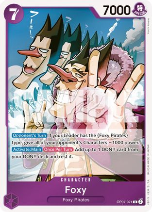 Foxy (071) (OP07-071) (Foil)