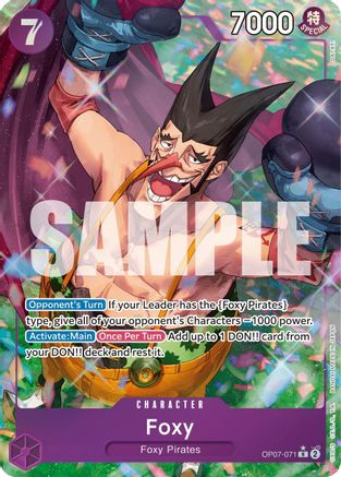 Foxy (071) (Parallel) (OP07-071) (Foil)