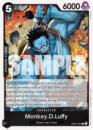 Monkey.D.Luffy (091) (OP07-091) (Foil)