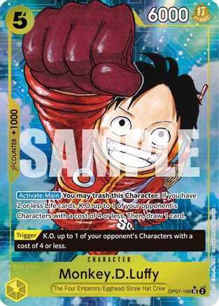 Monkey.D.Luffy (109) (Parallel) (OP07-109) (Foil)