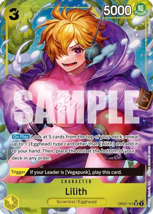 Lilith (Parallel) (OP07-111) (Foil)