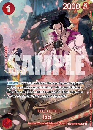 Izo (SP) (OP03-003) (Foil)
