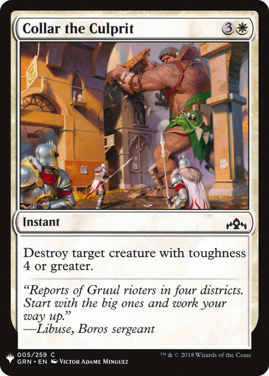 Collar the Culprit (LIST-GRN-5)