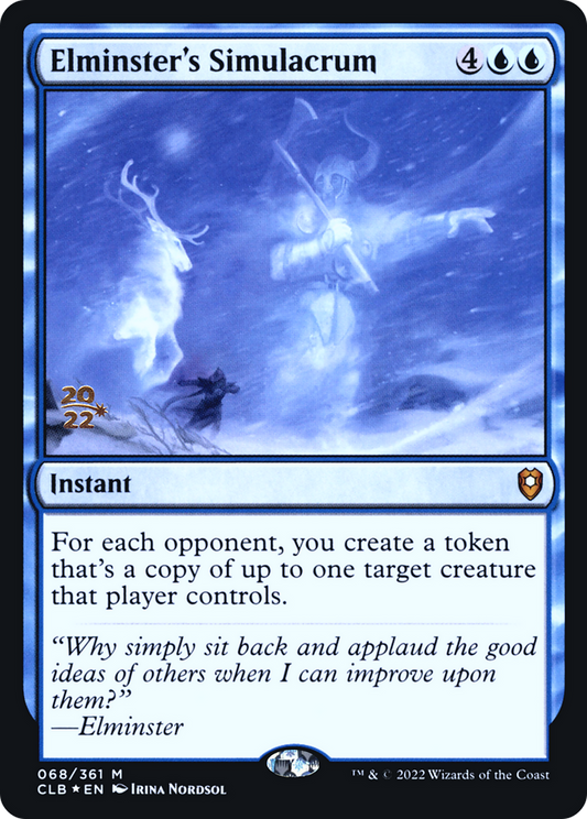 Elminster's Simulacrum (PRE-68S) (Foil)