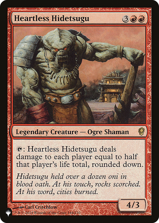 Heartless Hidetsugu (LIST-CNS-144)