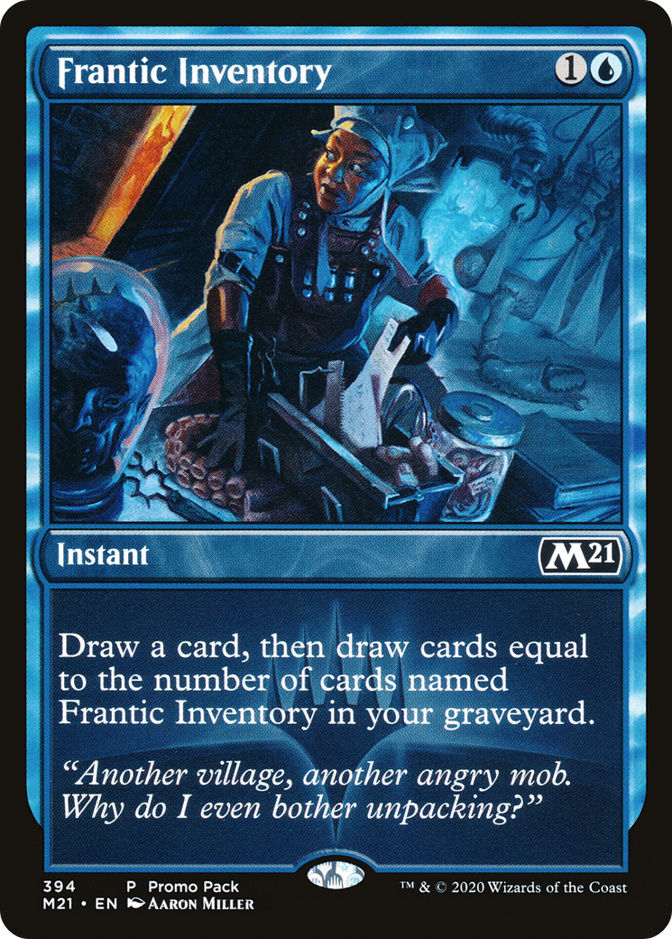 Frantic Inventory (PPM21-394) (Foil)