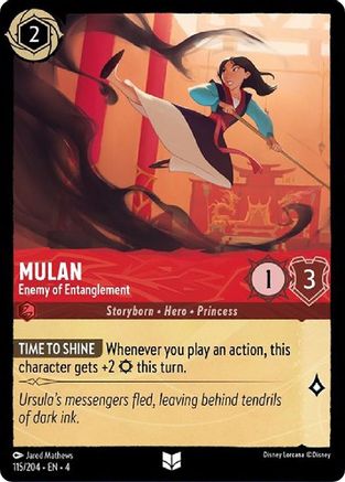 Mulan - Enemy of Entanglement (4-115) (Cold Foil)