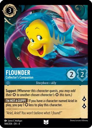 Flounder - Collector's Companion (4-144) (Cold Foil)