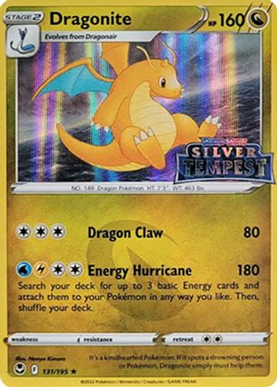 Dragonite (Silver Tempest Stamped) (SSP-131) (Holofoil)