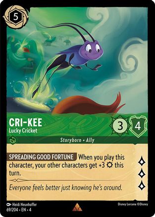 Cri-Kee - Lucky Cricket (4-069) (Cold Foil)