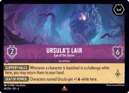 Ursula's Lair - Eye of the Storm (4-068) (Cold Foil)