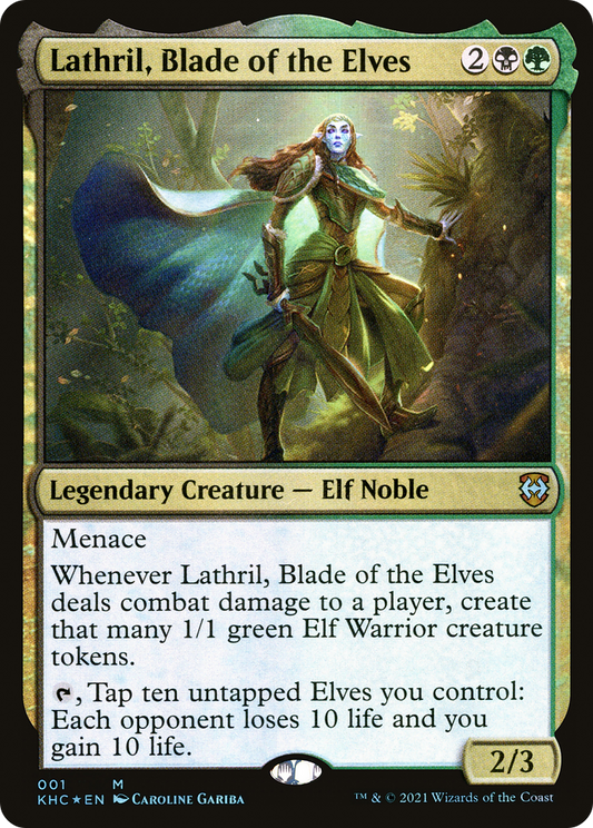 Lathril, Blade of the Elves (KHC-001) (Foil)