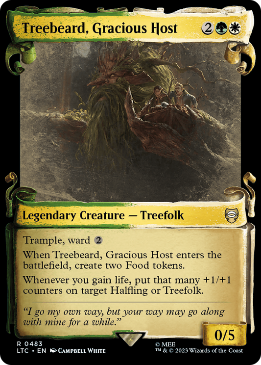 Treebeard, Gracious Host (LTC-483) (Showcase) (Scroll)