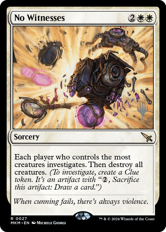 No Witnesses (PPMKM-27P) (Foil)