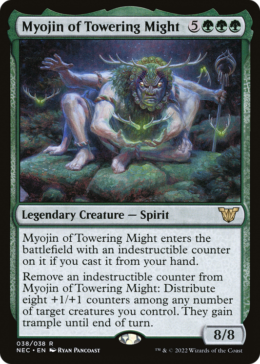 Myojin of Towering Might (NEC-038) (Foil)