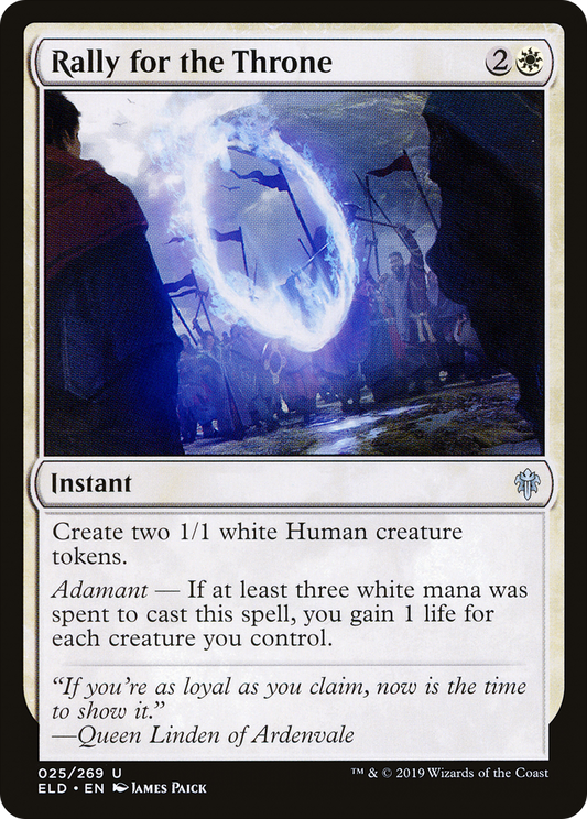 Rally for the Throne (ELD-025) (Foil)