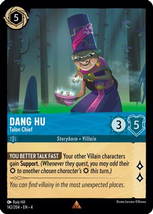 Dang Hu - Talon Chief (4-142) (Cold Foil)