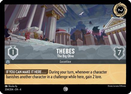 Thebes - The Big Olive (4-204) (Cold Foil)