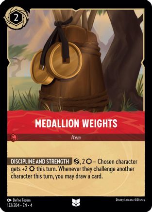 Medallion Weights (4-132) (Cold Foil)