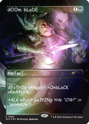 dOOm bLaDE (Rainbow Foil) (SLD-9990)