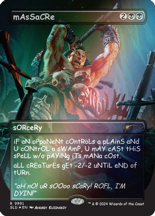 mAsSaCRe (Rainbow Foil) (SLD-9991)