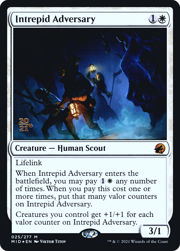 Intrepid Adversary (PRE-25S) (Foil)