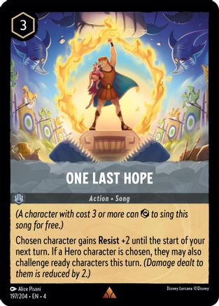 One Last Hope (4-197) (Cold Foil)