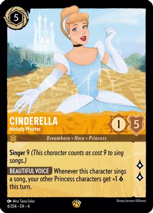 Cinderella - Melody Weaver (4-004) (Cold Foil)