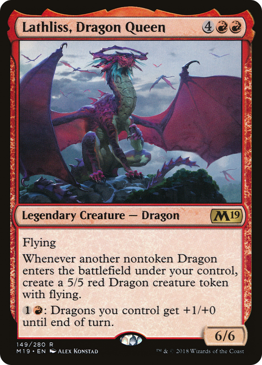 Lathliss, Dragon Queen (M19-149) (Foil)