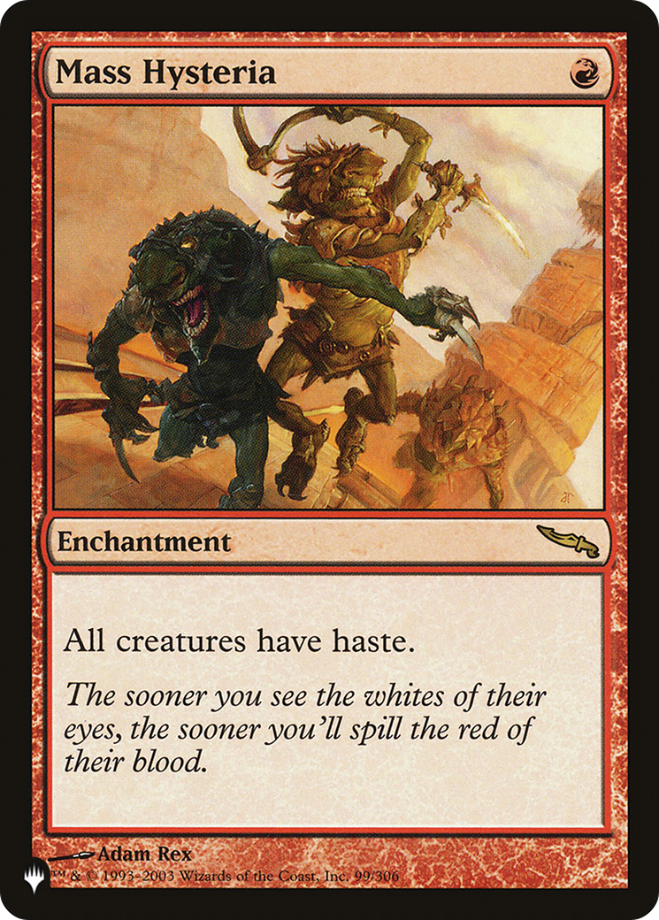Mass Hysteria (LIST-MRD-99)