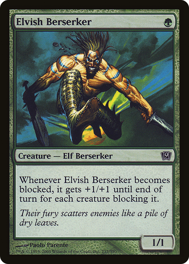 Elvish Berserker (9ED-237★) (Foil)