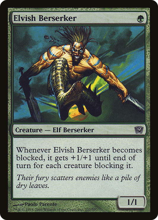 Elvish Berserker (9ED-237★) (Foil)