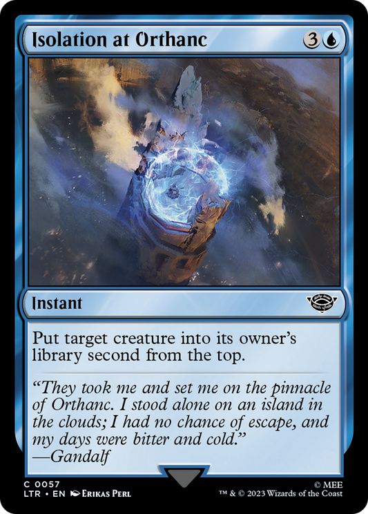 Isolation at Orthanc (LTR-057)