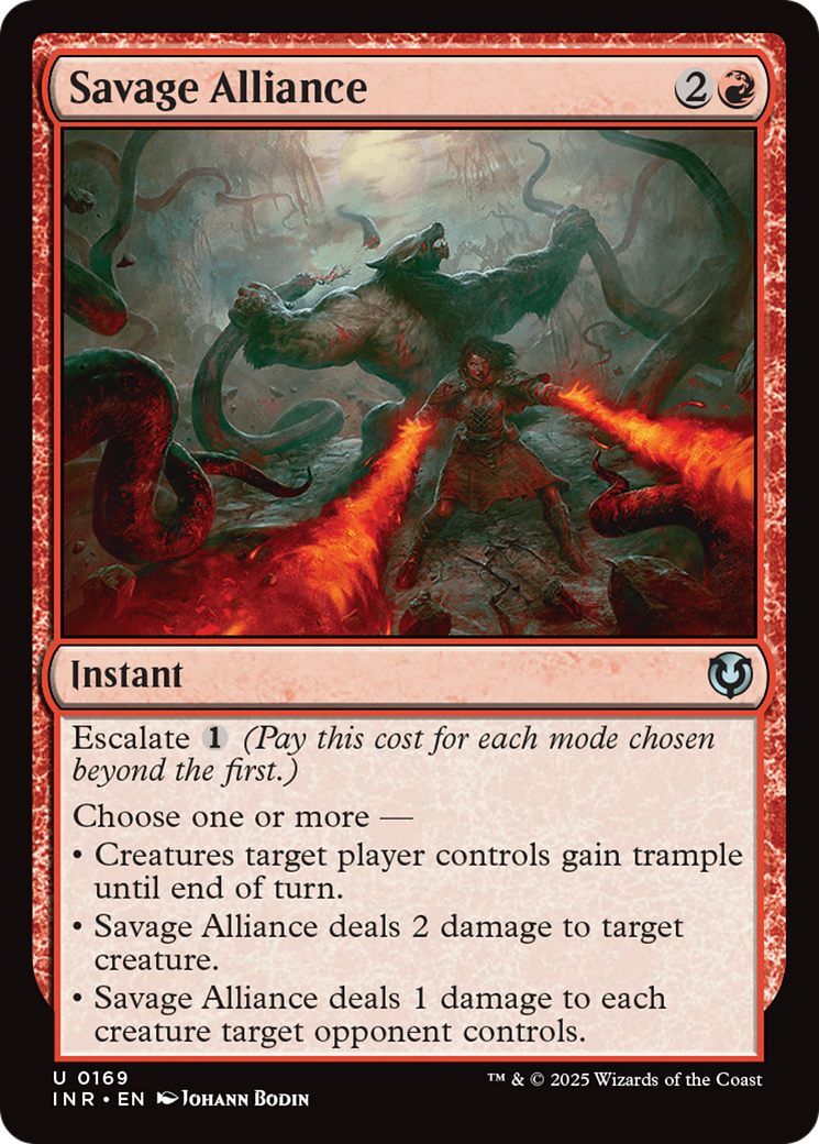 Savage Alliance (INR-169) (Foil)