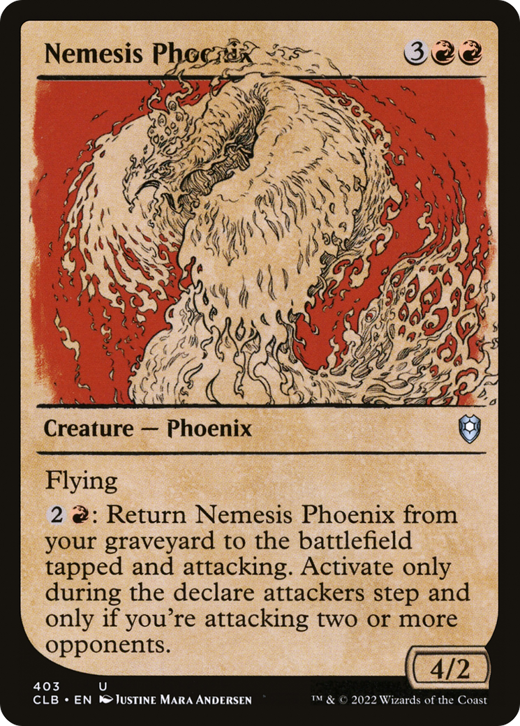 Nemesis Phoenix (CLB-403) (Showcase) (Foil)