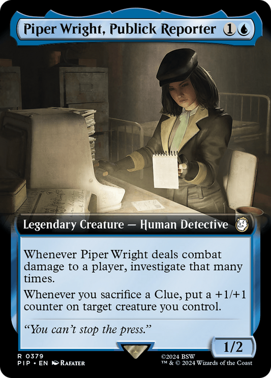 Piper Wright, Publick Reporter (PIP-379) (Extended Art)