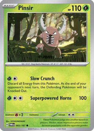 Pinsir (TWM-003) (Reverse Holofoil)