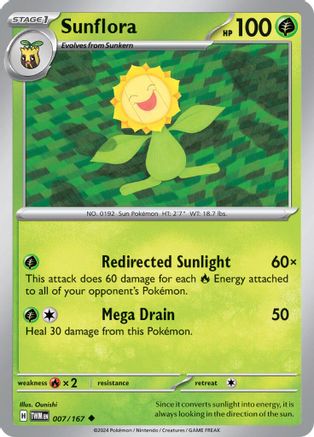 Sunflora (TWM-007) (Reverse Holofoil)