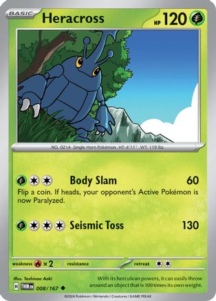 Heracross (TWM-008) (Reverse Holofoil)