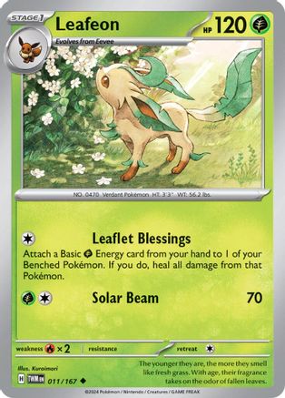 Leafeon (TWM-011) (Reverse Holofoil)