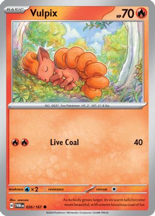 Vulpix (TWM-026) (Reverse Holofoil)