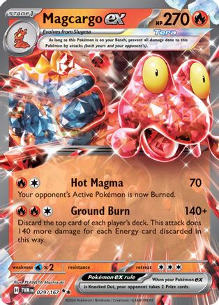 Magcargo ex (TWM-029) (Holofoil)